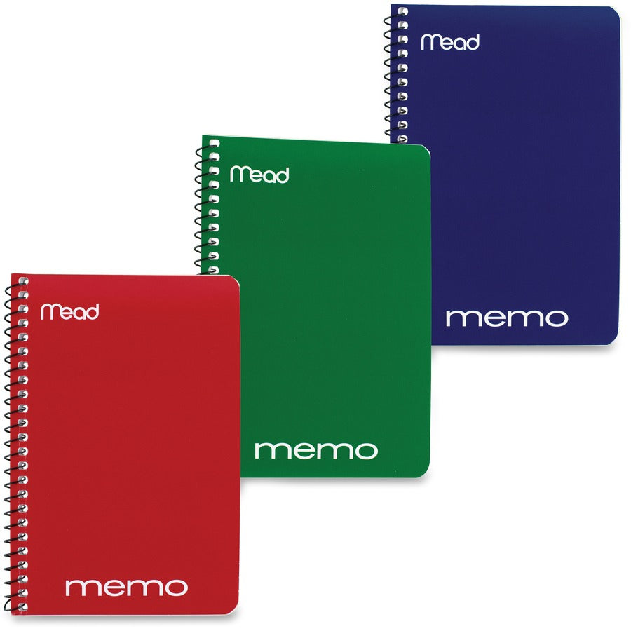 Mead Wirebound Memo Notebook
40 Sheets - Wire Bound - 4" x 6" Sheet Size - Assorted Color - Tan Board Cover - 1 Count