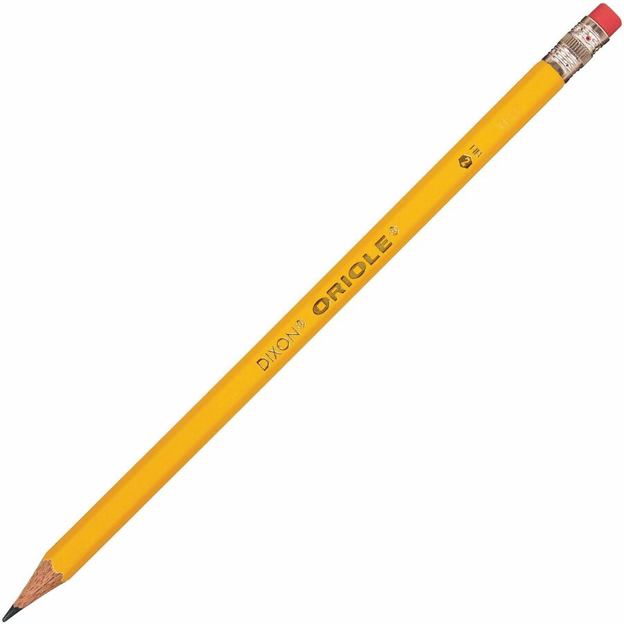 Dixon Oriole Presharpened Pencil, 12 Pack