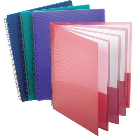 Oxford Wire Bound 8-Pocket Folder