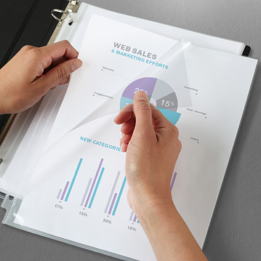 Avery Diamond Clear Heavyweight Sheet Protectors, Easy Load, 50 Document Protectors