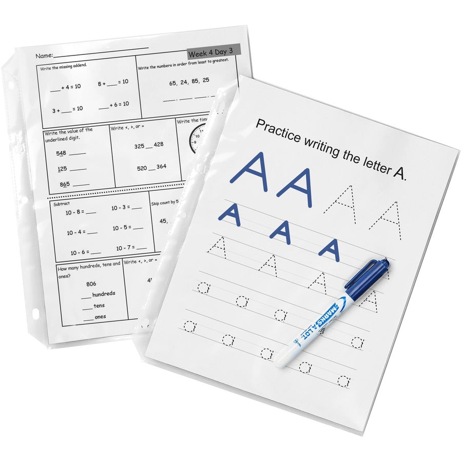 Avery Diamond Clear Heavyweight Sheet Protectors, Easy Load, 50 Document Protectors