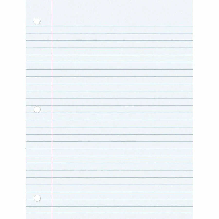 Pacon Wide Ruled Filler Paper - 100 Sheets