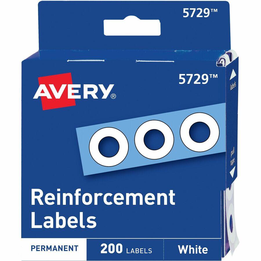 Avery Reinforcements - White - 200 Count