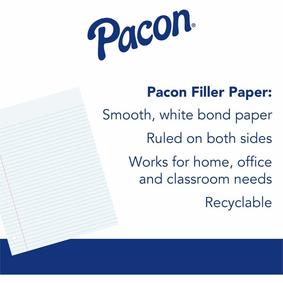 Pacon Wide Ruled Filler Paper - 100 Sheets