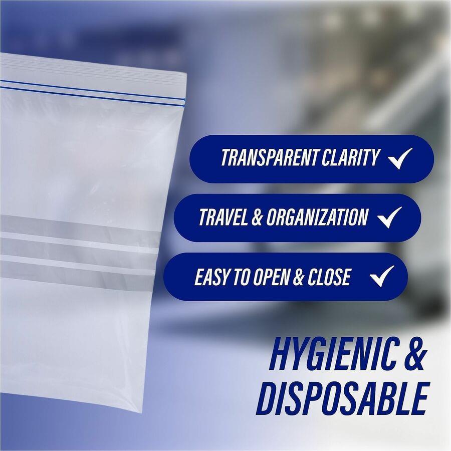 Clear Reclosable Storage Bags - 40 Count