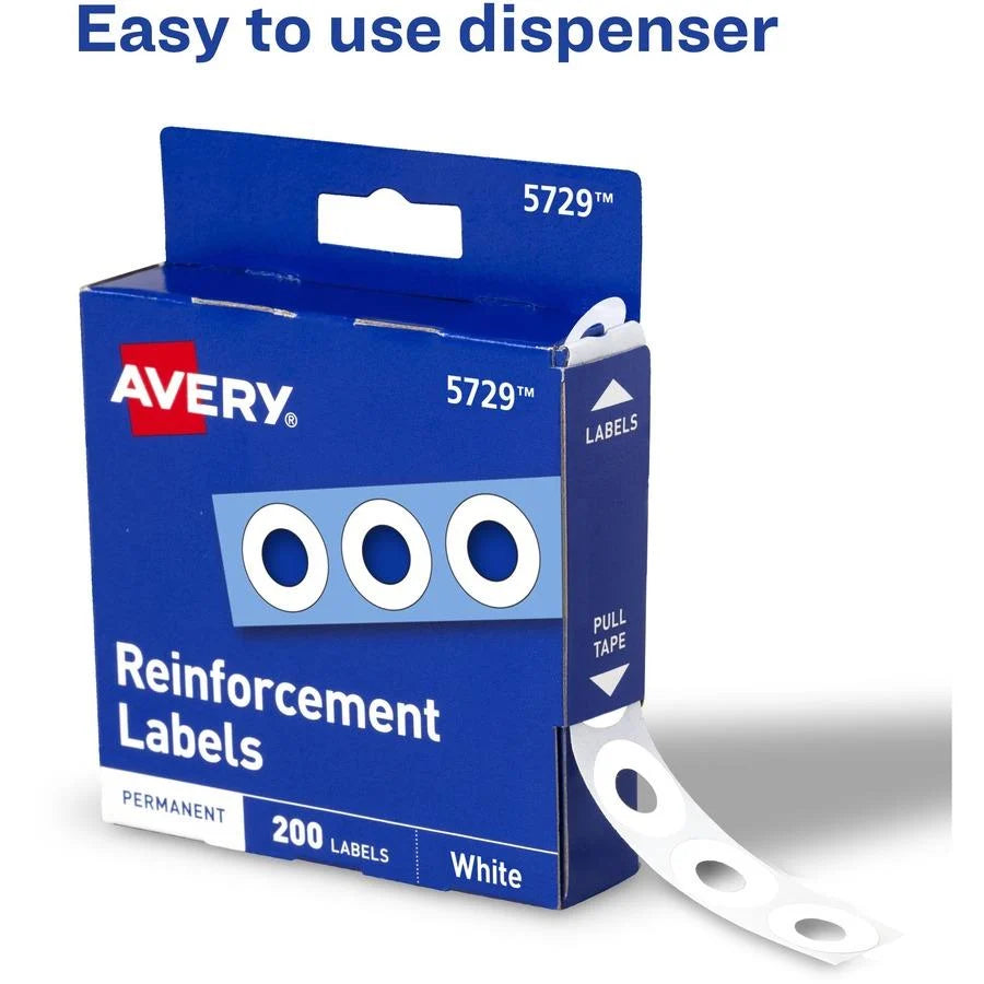 Avery Reinforcements - White - 200 Count