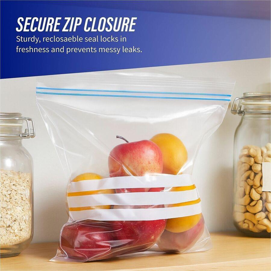 Clear Reclosable Storage Bags - 40 Count