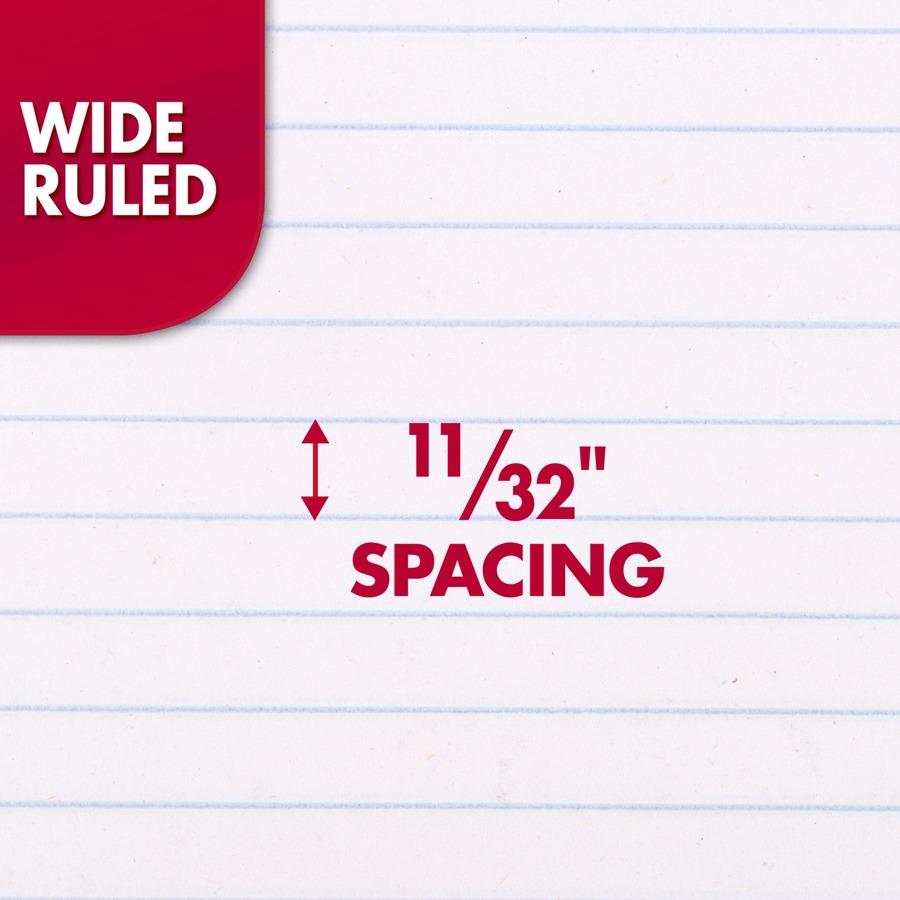 Mead Wide Ruled Composition Notebook,  7-1/2" x 9-3/4", 100 Sheets - 1 Count