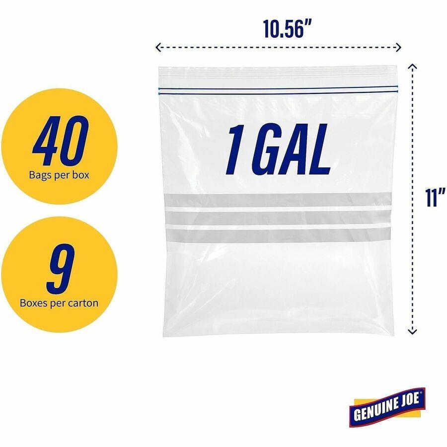 Clear Reclosable Storage Bags - 40 Count