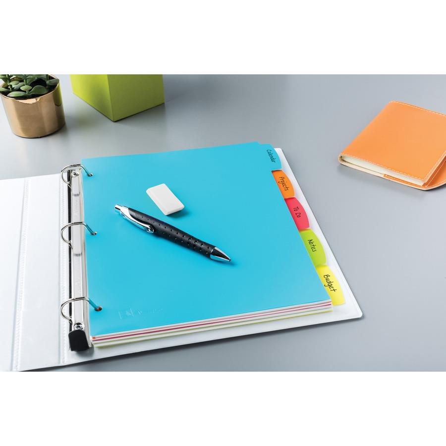 Avery Big Tab Write & Erase Durable Plastic Dividers, 5 Multicolor Tabs, 1 Set