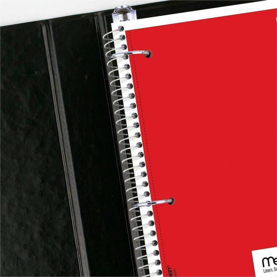 Mead One-subject Spiral Notebook - 70 Sheets - Spiral - College Ruled - 8" x 10 1/2" - White Paper - Tan Cover - Board Cover - Heavyweight, Punched
