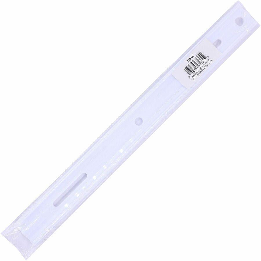 Business Source 12" Ruler 12" Length x 1.3" Width - 1/16 Graduations - Metric, Imperial Measuring System - Plastic - White - 1 Count