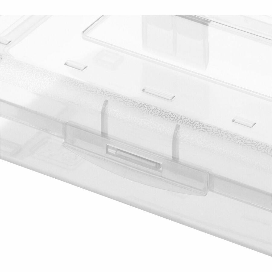 Business Source Carrying Case Pencil, Writing Utensils, Supplies - Clear - 1 Count