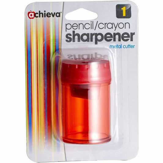 Officemate Double Barrel Pencil & Crayon Sharpener