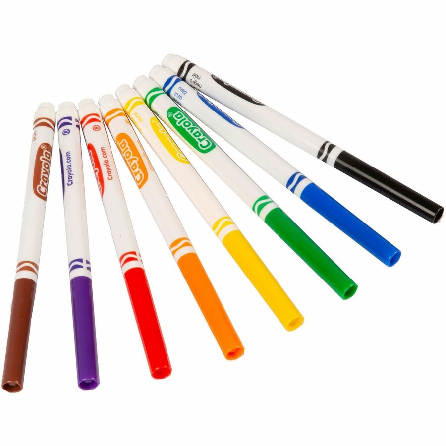 Crayola Fine Tip Classic Markers, 8 Count