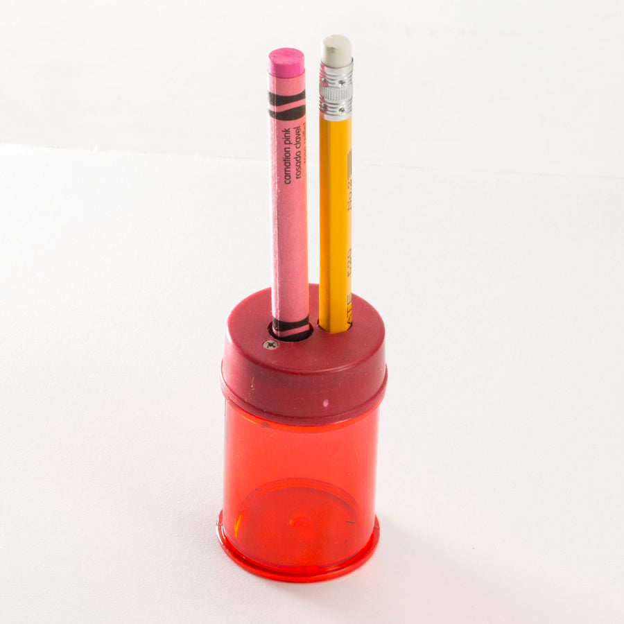 Officemate Double Barrel Pencil & Crayon Sharpener